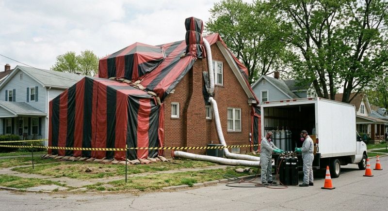 Termite Tenting in Fredericksburg, VA